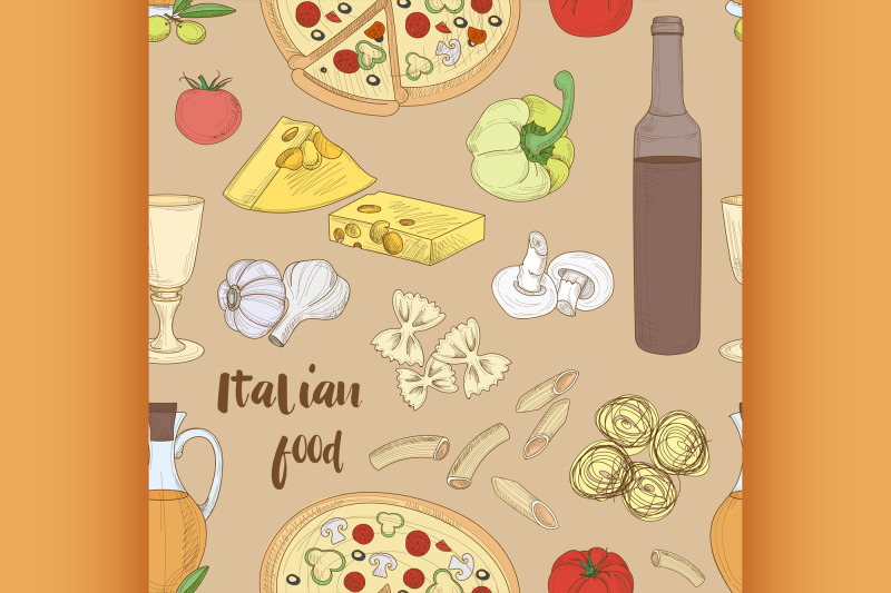 italian-food-pattern