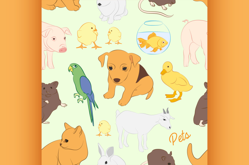 animals-pets-vector-colorful-pattern