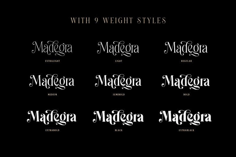 madegra-serif-9-weight-font-styles