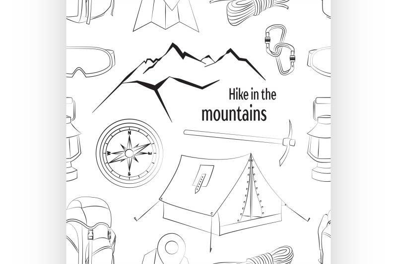 hike-in-the-mountains-pattern