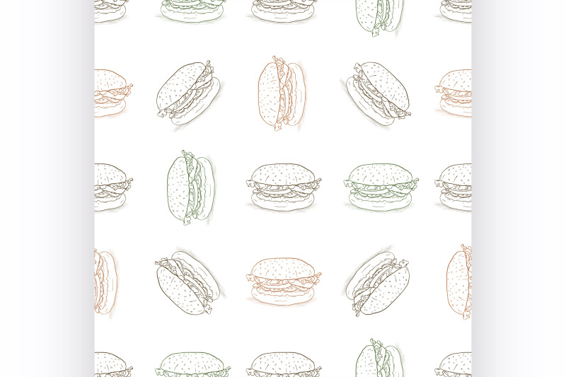 seamless-pattern-burger-scetch