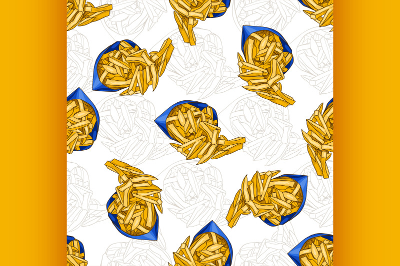 seamless-pattern-french-fries-scetch-in-color