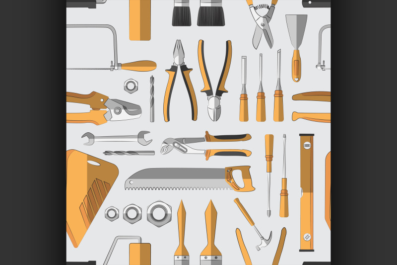 construction-tools-pattern