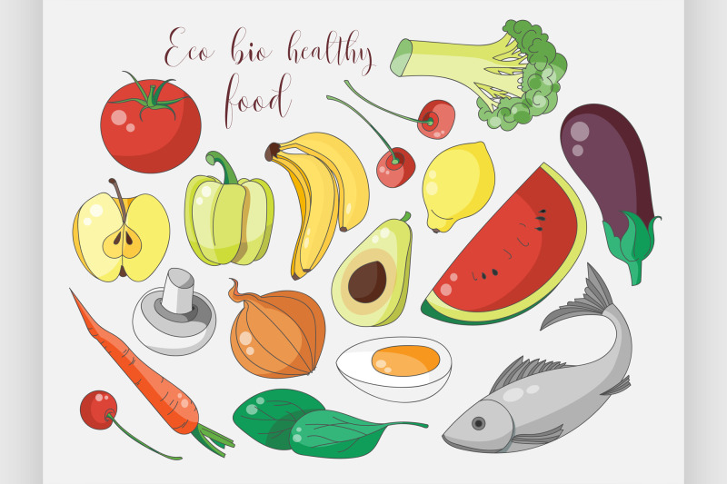 various-hand-drawn-eco-bio-healthy-food