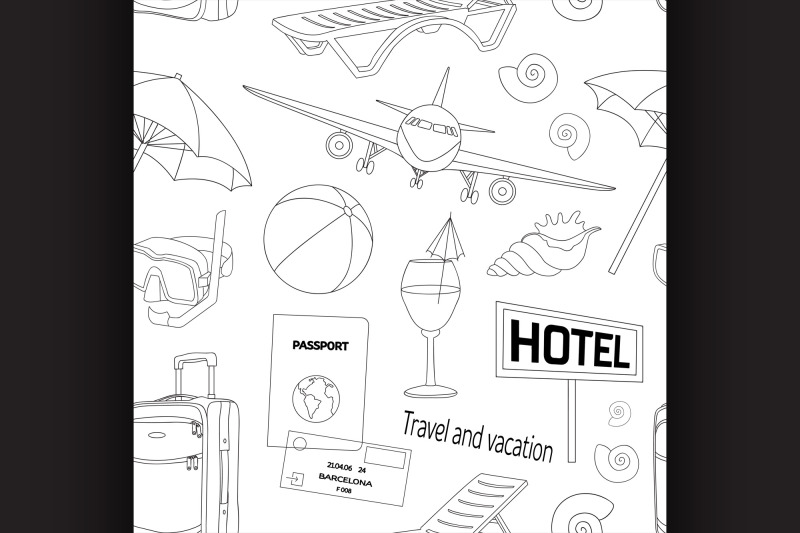 travel-and-vacation-pattern