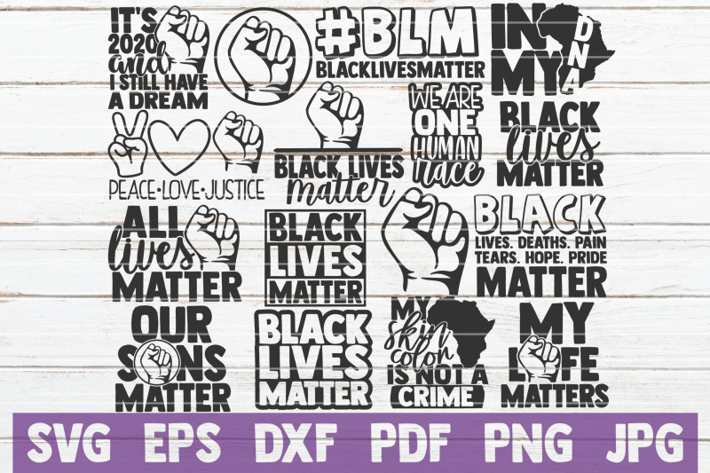 black-lives-matter-svg-bundle-stop-racism-svg-cut-files