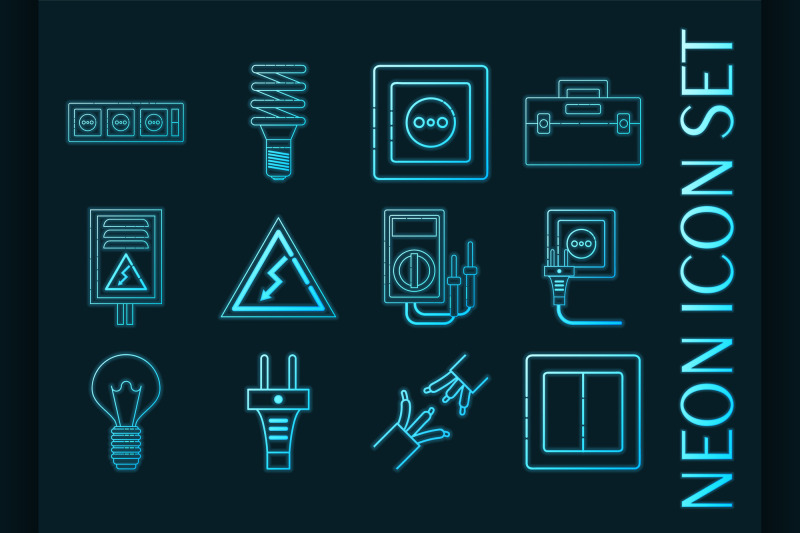 set-of-electricity-blue-glowing-neon-icons