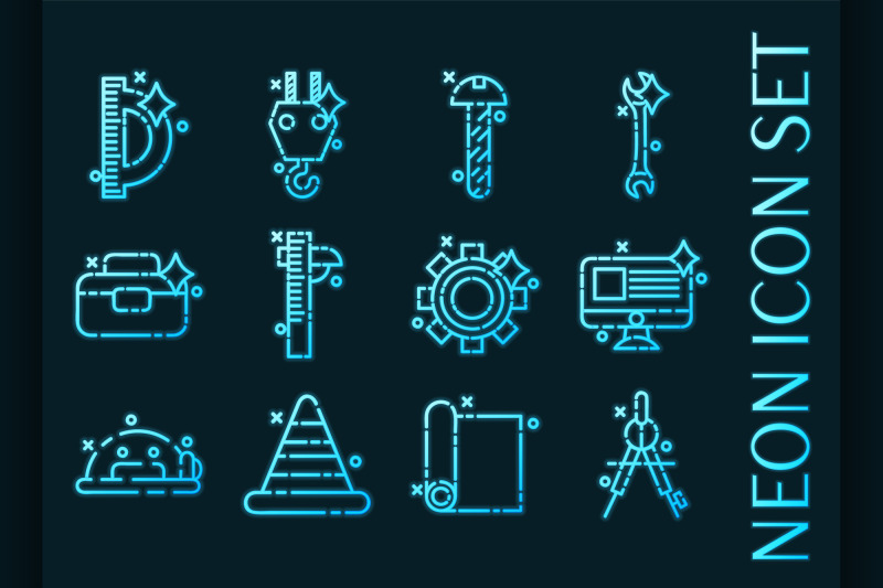 set-of-engineering-blue-glowing-neon-icons