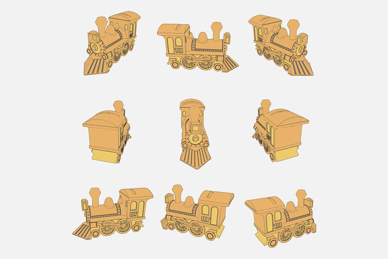 illustration-of-a-toy-train