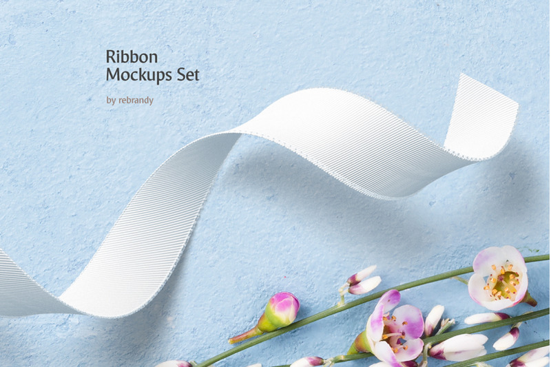 ribbon-mockups-set