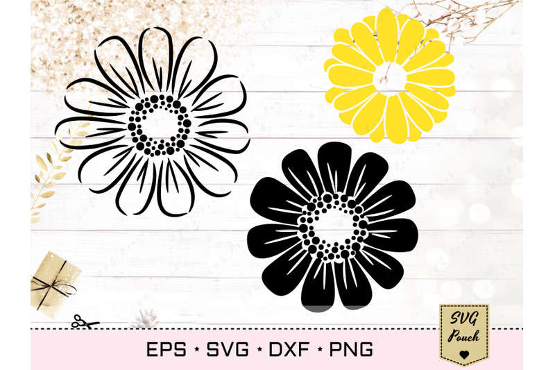 Daisy Flowers SVG By SVGPouch | TheHungryJPEG