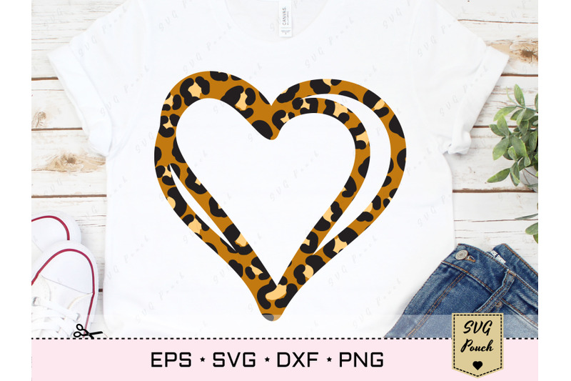 leopard-print-heart-svg