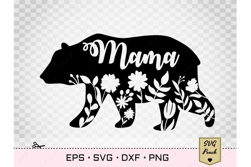 mama-bear-svg-floral-silhouette