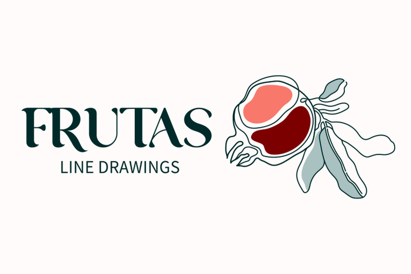 frutas-line-drawings