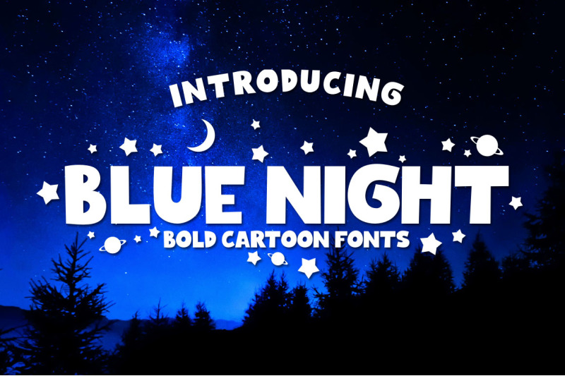 blue-night-bold-cartoon-fonts