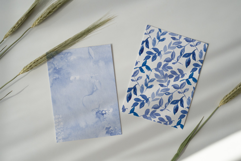 classic-blue-watercolor-floral-clipart