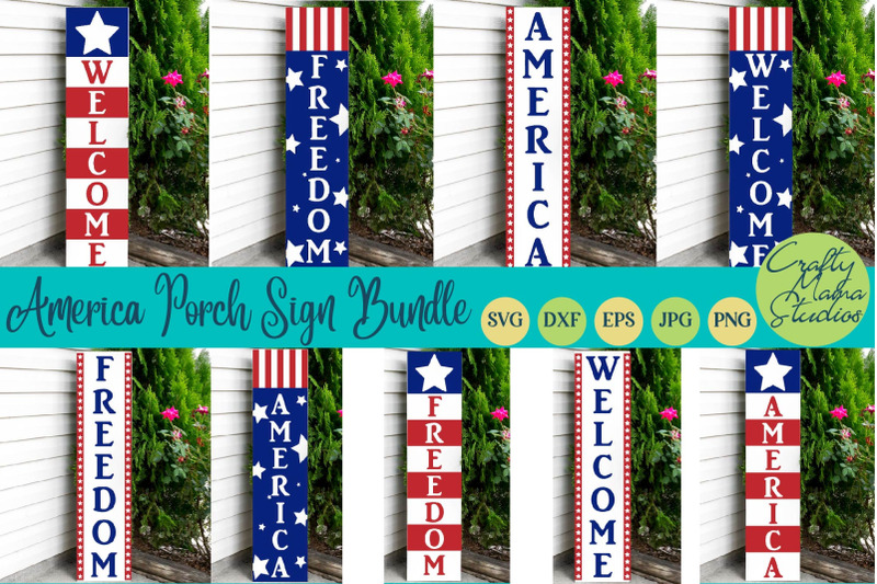 Download American Flag Svg, 4th of July Svg America Porch Sign ...