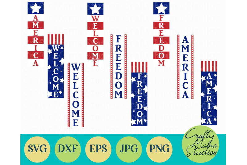 Download American Flag Svg, 4th of July Svg America Porch Sign ...