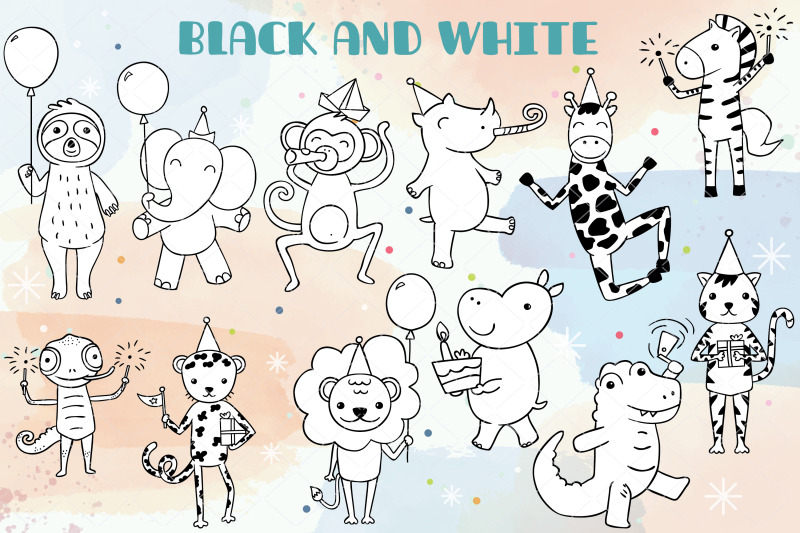 jungle-animals-hand-drawn-birthday-characters