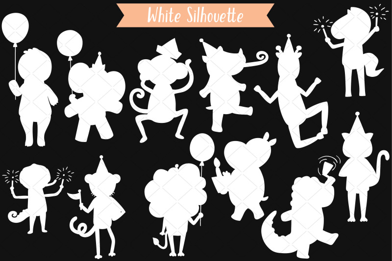 jungle-animal-white-hand-drawn-birthday-characters