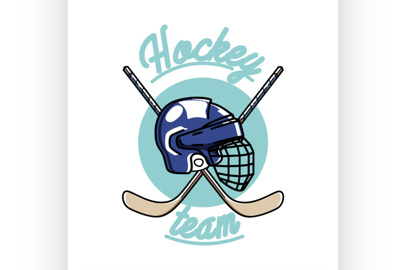 color-vintage-hockey-emblem