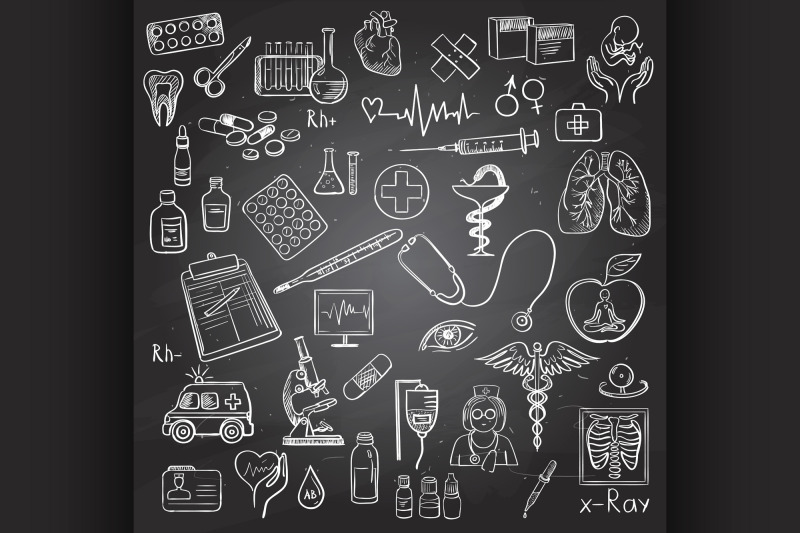 health-care-and-medicine-doodle