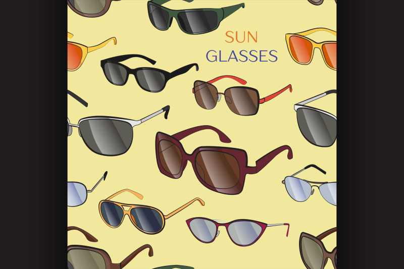 set-of-the-different-sun-glasses-pattern