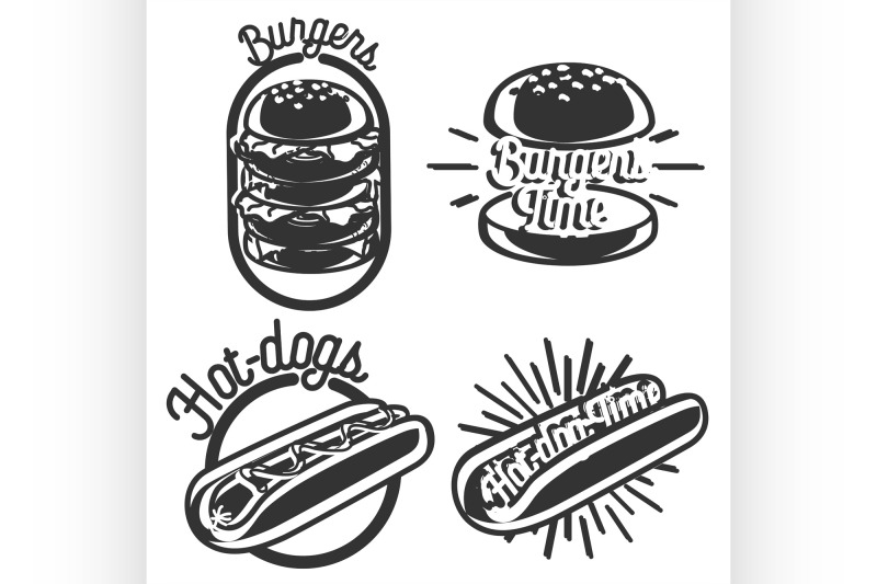 vintage-fast-food-emblems