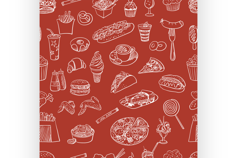 hand-drawn-fast-food-pattern