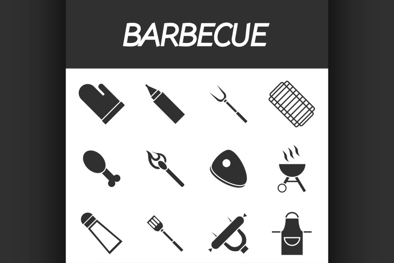 barbecue-icon-set