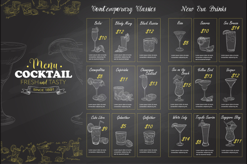 front-drawing-horisontal-cocktail-menu-design