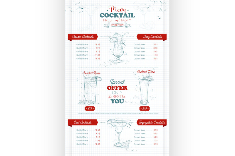 drawing-vertical-cocktail-menu-design