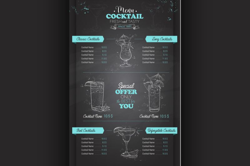 drawing-vertical-cocktail-menu-design