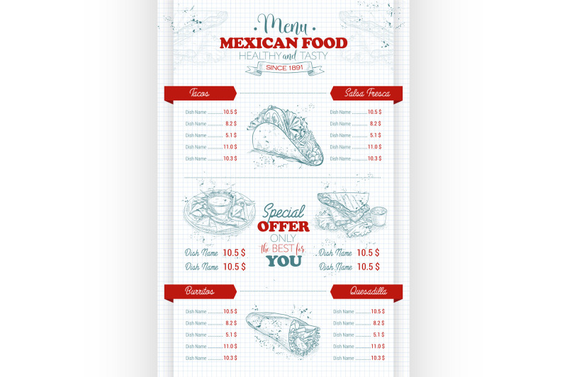 drawing-vertical-scetch-of-mexican-food-menu