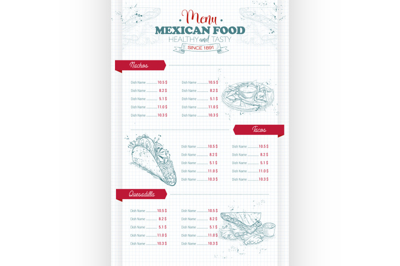drawing-vertical-scetch-of-mexican-food-menu