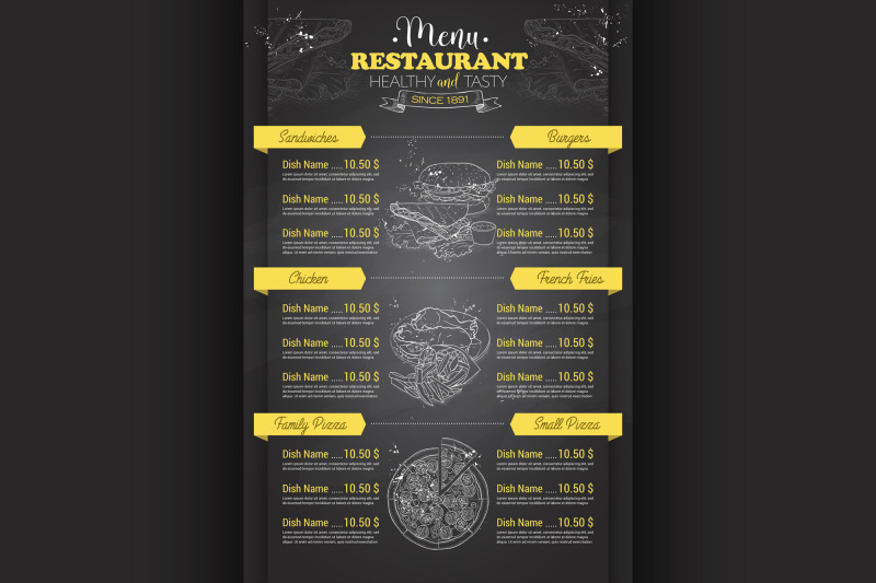 restaurant-vertical-scetch-menu