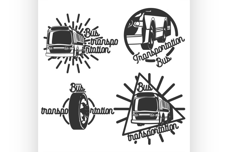 vintage-bus-transportation-emblems