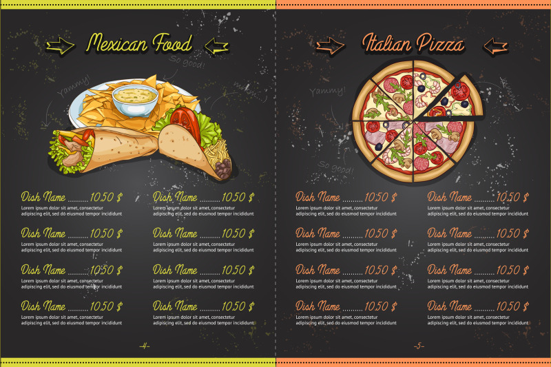 color-horisontal-menu-design