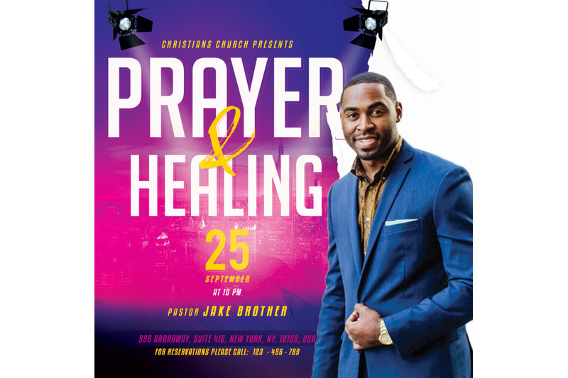 church-prayer-healing-flyer