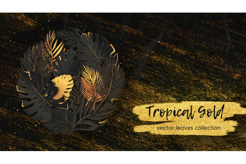 tropical-leaves-vector-collection
