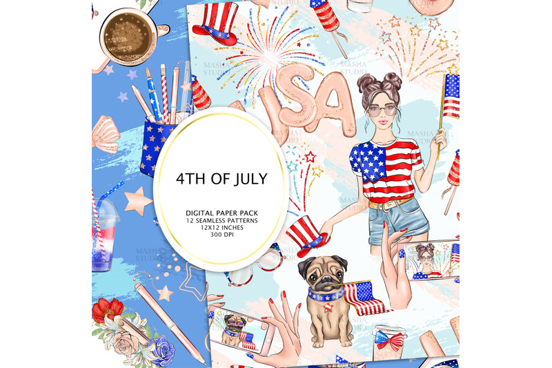 4th-of-july-digital-papers