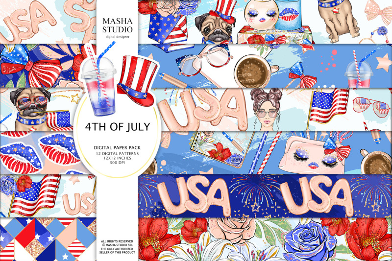 4th-of-july-digital-papers