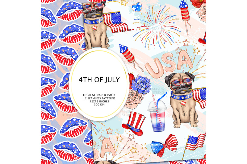 4th-of-july-digital-papers