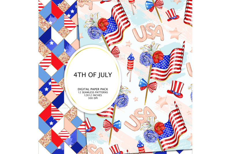 4th-of-july-digital-papers