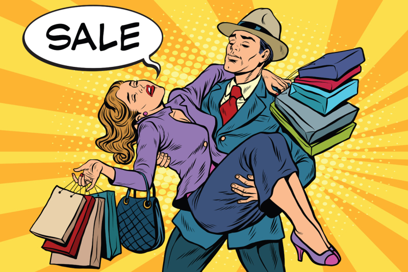 discounts-and-sales-retro-man-carrying-woman-on-his-hands