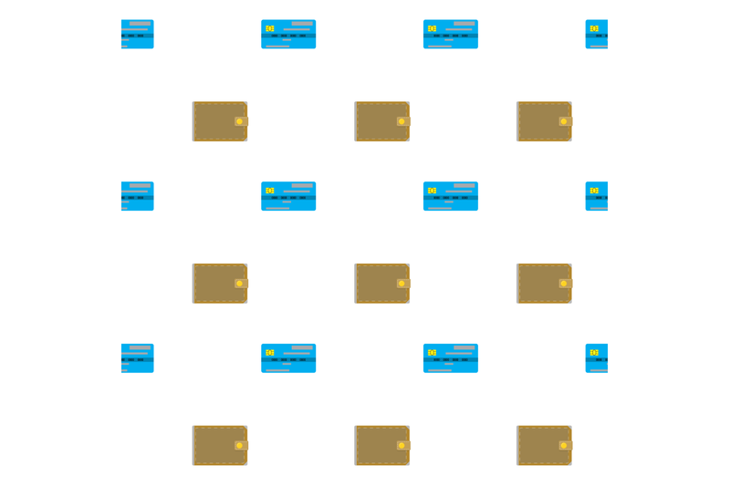 banking-card-and-wallet-seamless-pattern