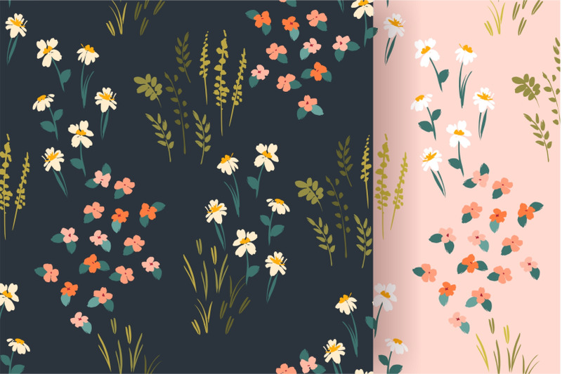 flower-meadow-8-seamless-patterns
