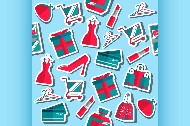 shopping-flat-pattern