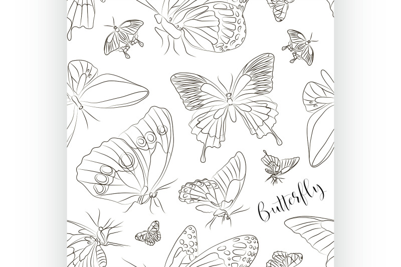 butterflies-set-pattern