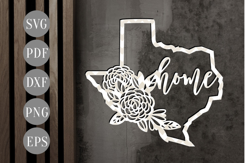 texas-home-1-map-papercut-template-state-map-decor-svg-pdf